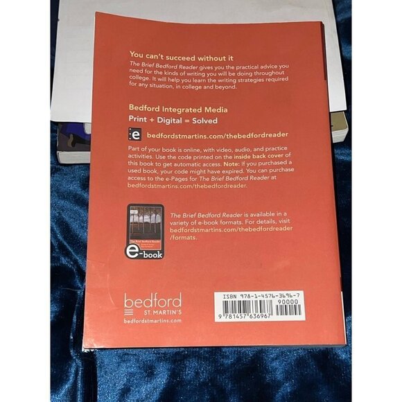 The Brief Bedford Reader 12th Edition College Book - Picture 2 of 7